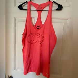 Under armour Batman coral tank top women’s size XXL